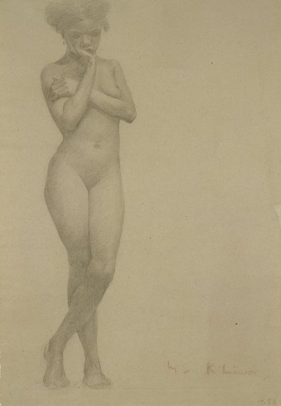 Nudo Femminile in Piedi da James Kerr Lawson